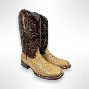 J W RANCH ostrich skin western boots